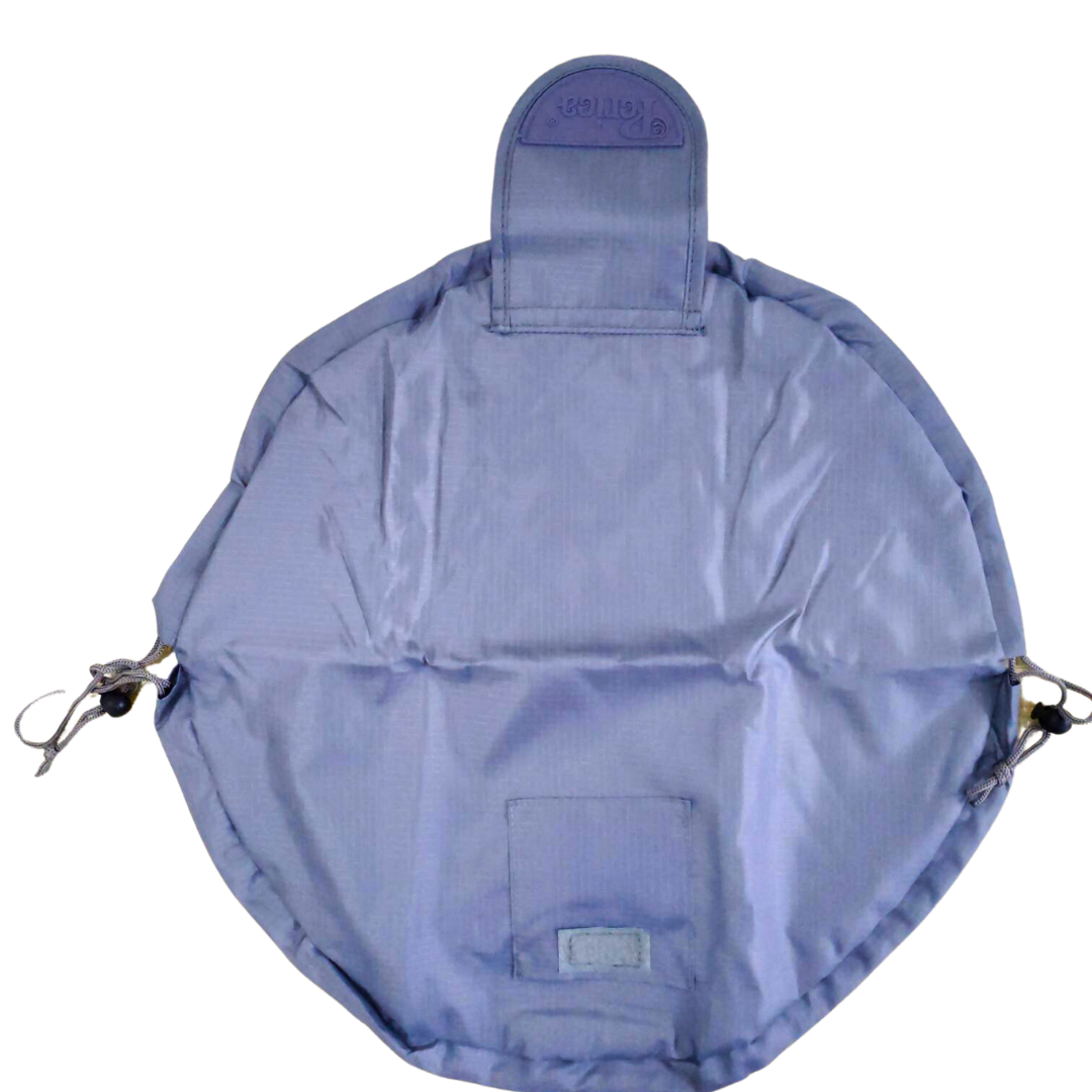 Grey - Drawstring Cosmetic Travel Bag
